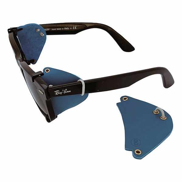 Protectie laterala pentru ochelari Blinkset Albastru