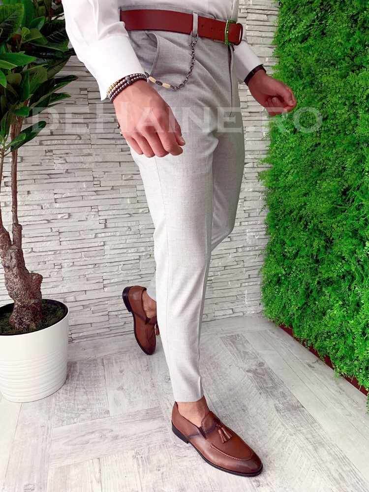 Pantaloni barbati eleganti cu mici defecte E1134 51-3
