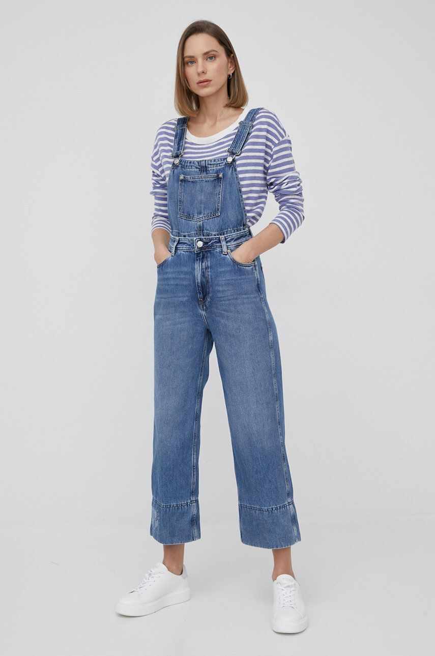 Pepe Jeans salopete din denim Shay Adapt femei