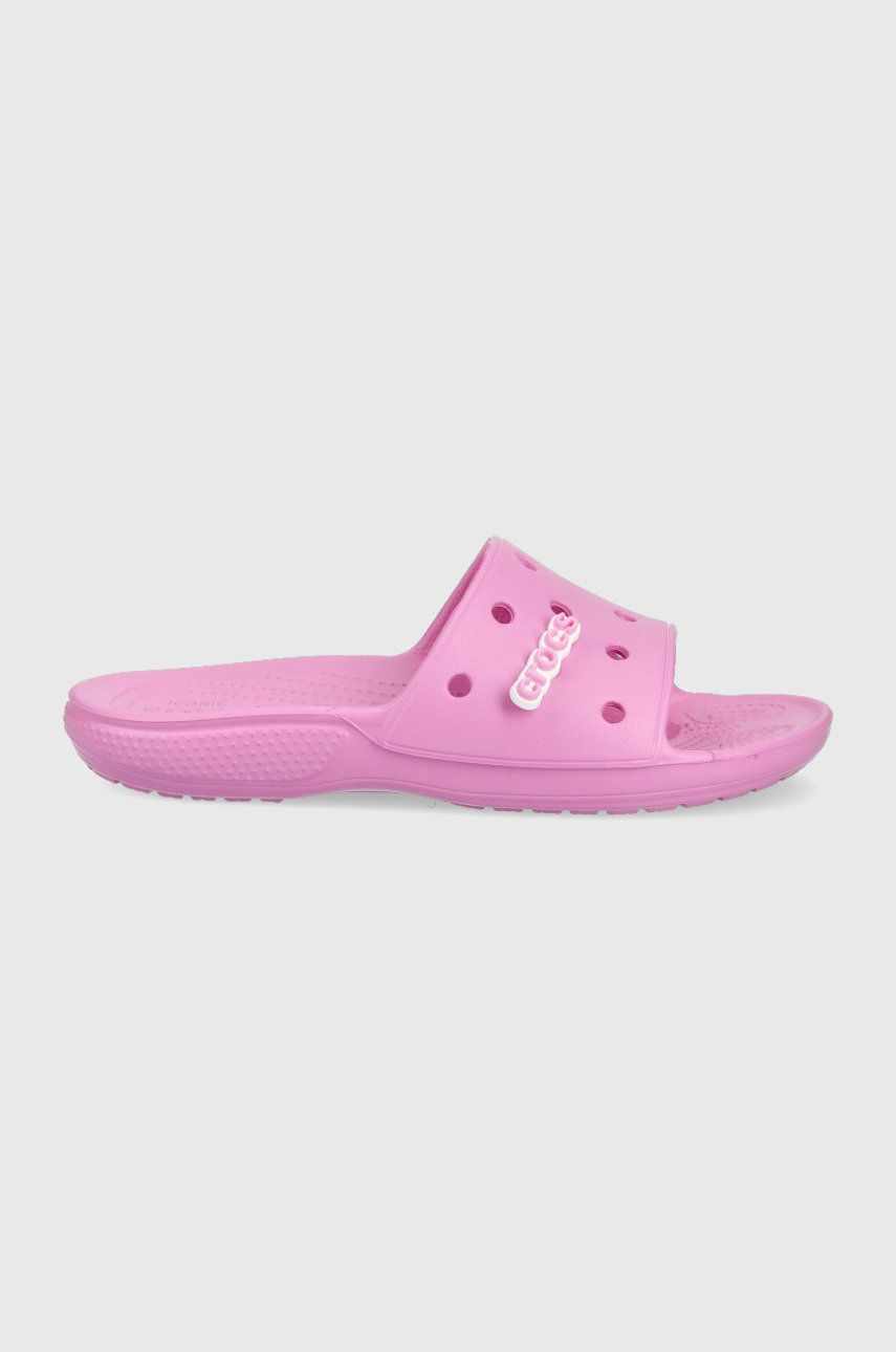 Crocs papuci femei, culoarea roz