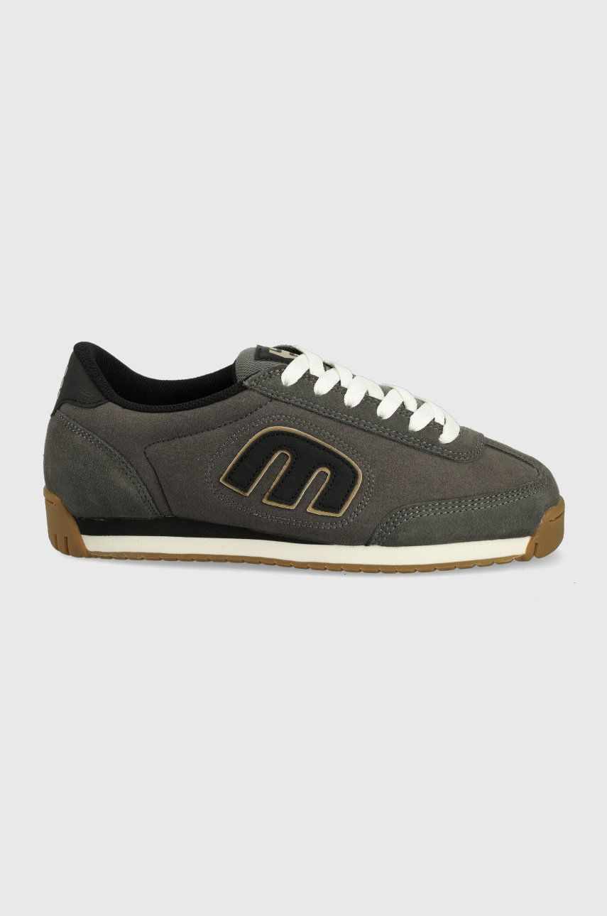 Etnies sneakers din piele intoarsă culoarea gri