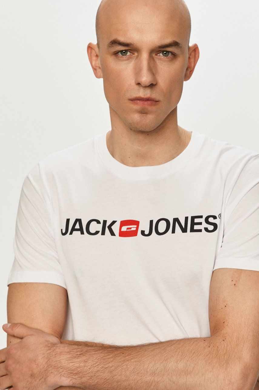 Jack & Jones Tricou culoarea alb
