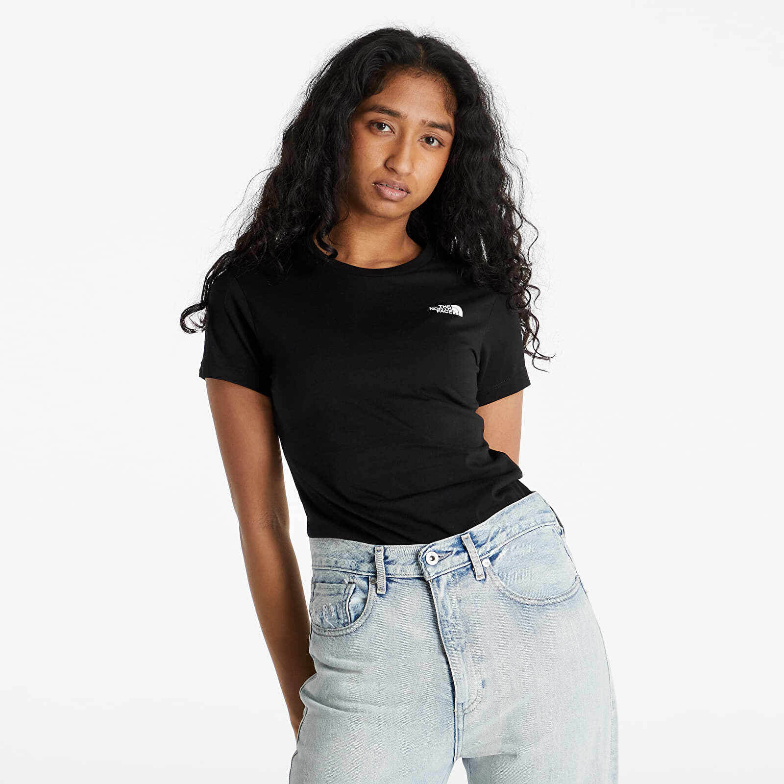 The North Face W S/S Simple Dome Tee Tnf Black