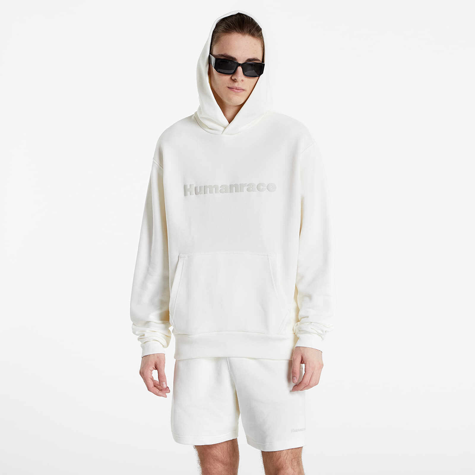 adidas x Pharrell Williams Basics Hood Off White
