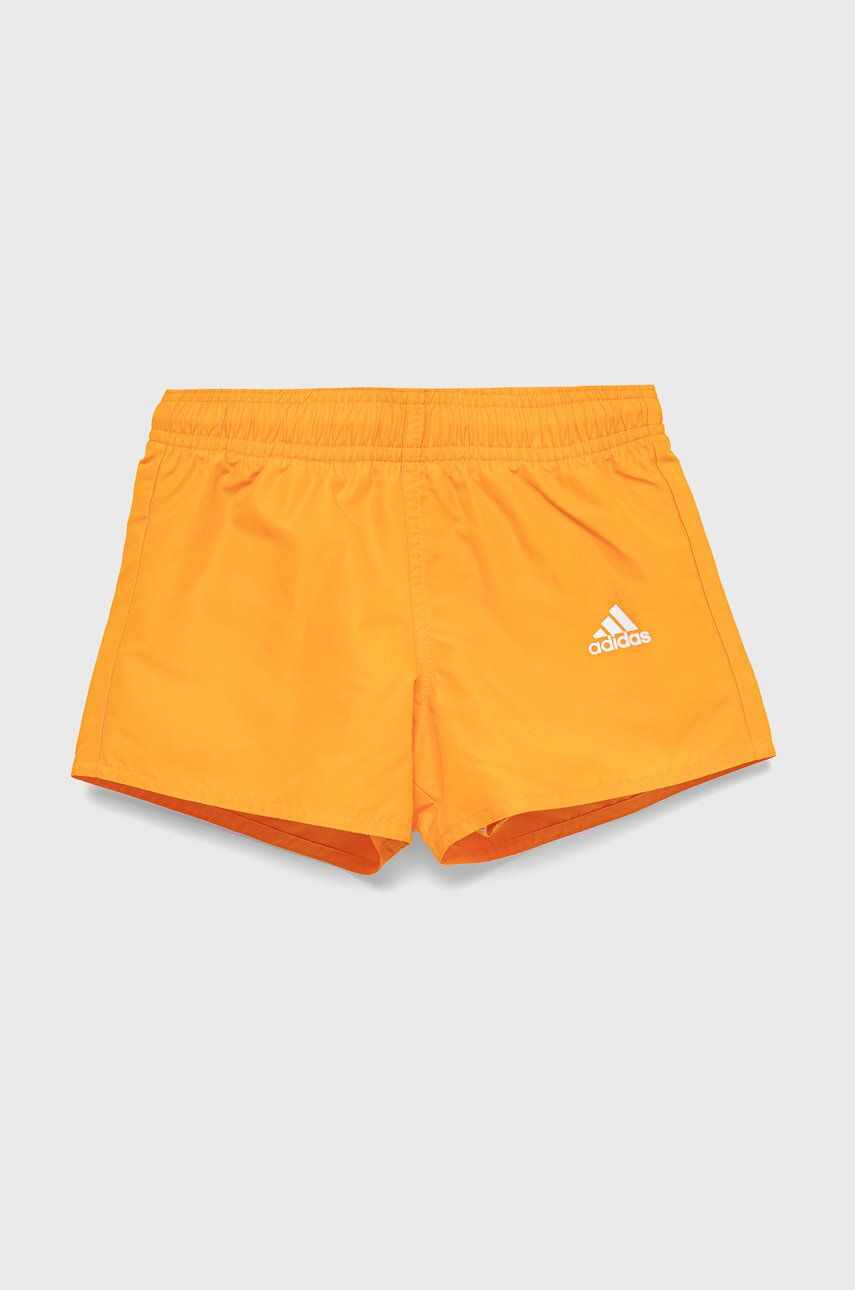 adidas Performance pantaloni scurti de baie copii HD7366 culoarea portocaliu