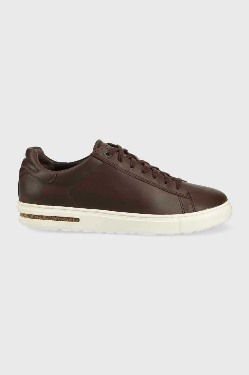 Birkenstock sneakers din piele Bend Low culoarea maro