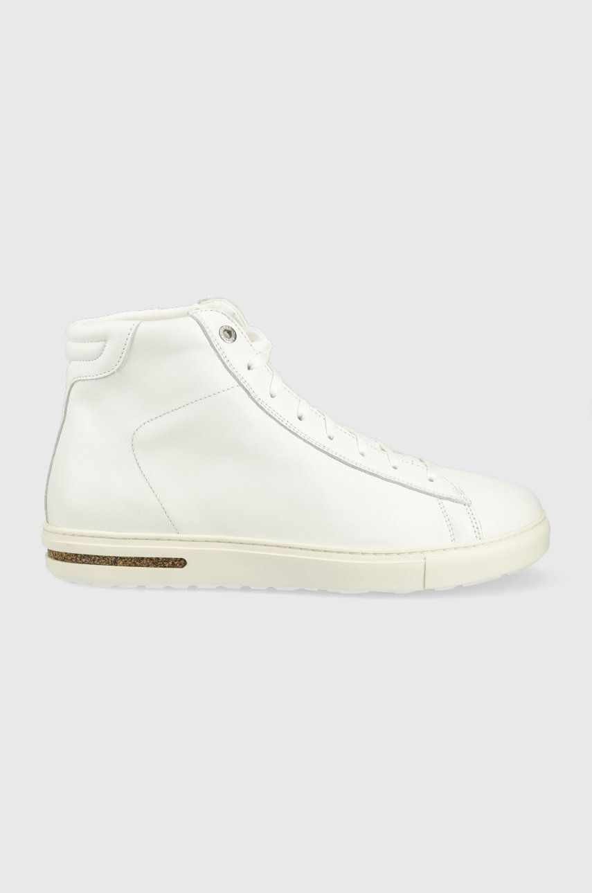 Birkenstock sneakers din piele Bend Mid culoarea alb