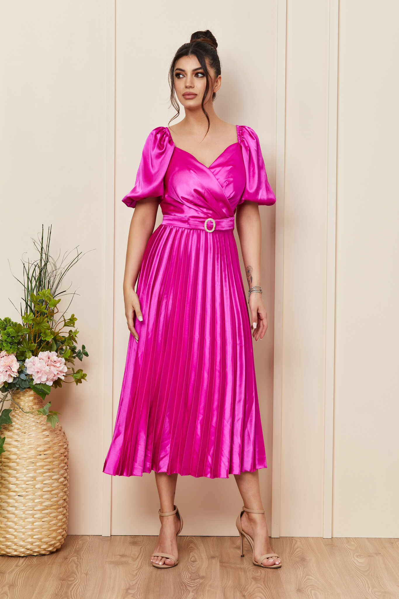 Rochie Melba Fucsia