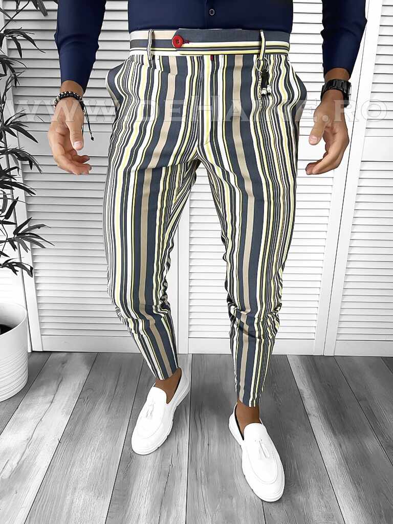 Pantaloni barbati eleganti B9162 F4-2 E 14-5