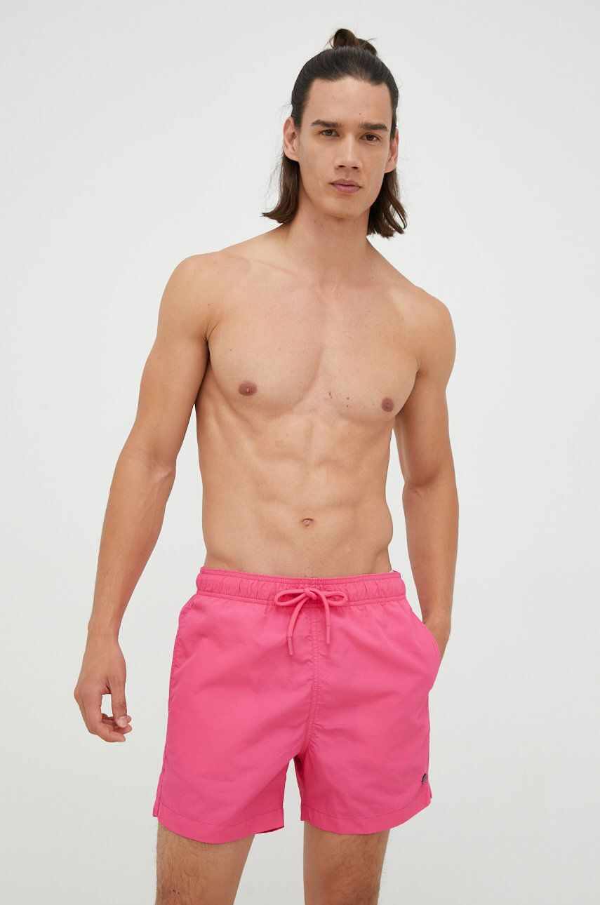 Superdry pantaloni scurti de baie culoarea violet