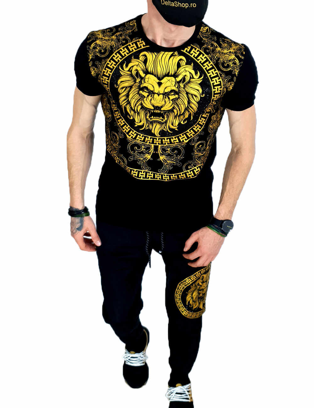 Compleu Tricou + Pantaloni The Lion King Gold - TD244 (M,L,XL) -