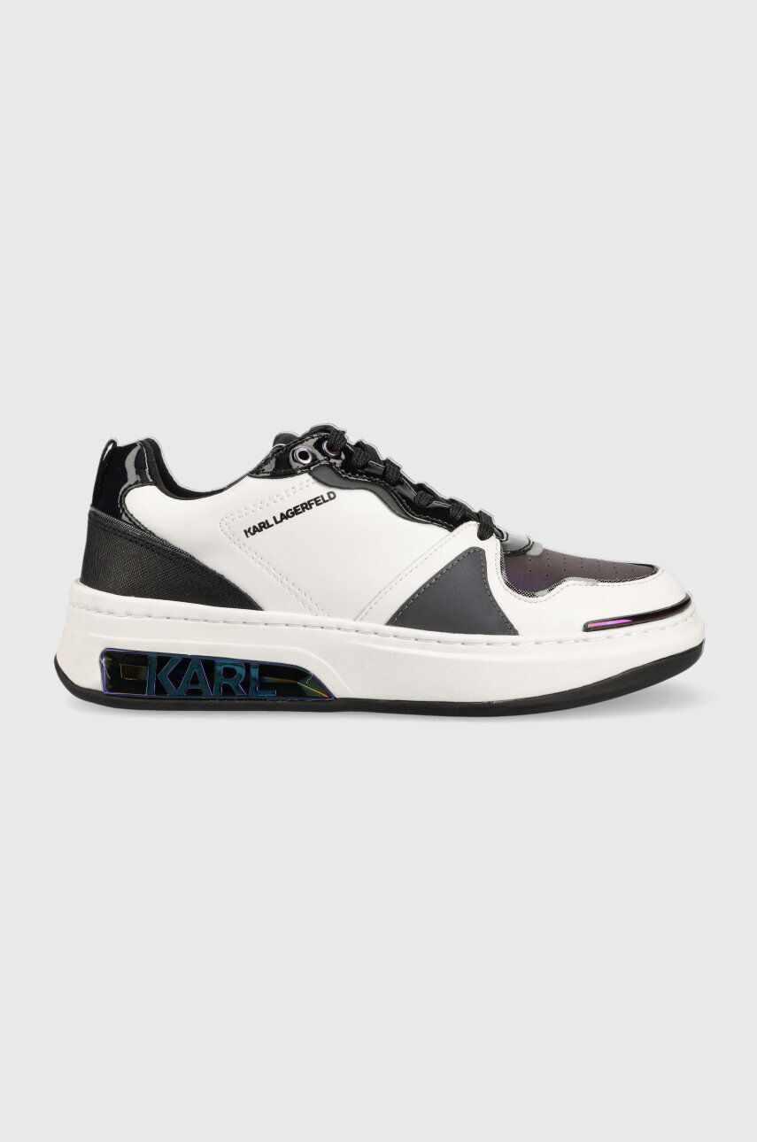 Karl Lagerfeld sneakers din piele Elektra Ii Lo culoarea alb