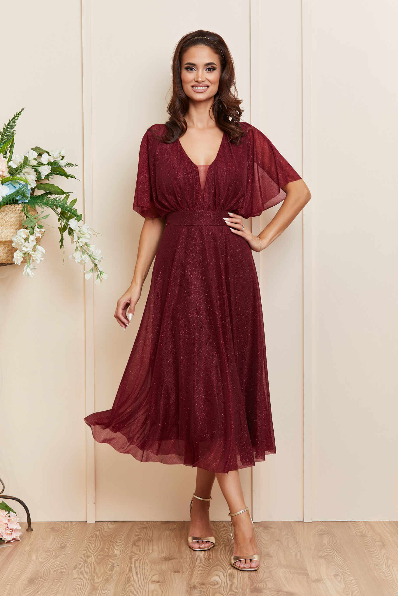 Rochie Darling Bordo