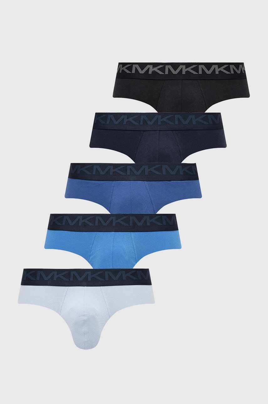 Michael Kors slip (5-pack) barbati, culoarea albastru marin