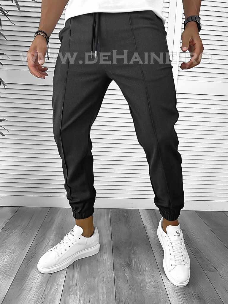 Pantaloni barbati casual gri inchis B9306 N1-4.2