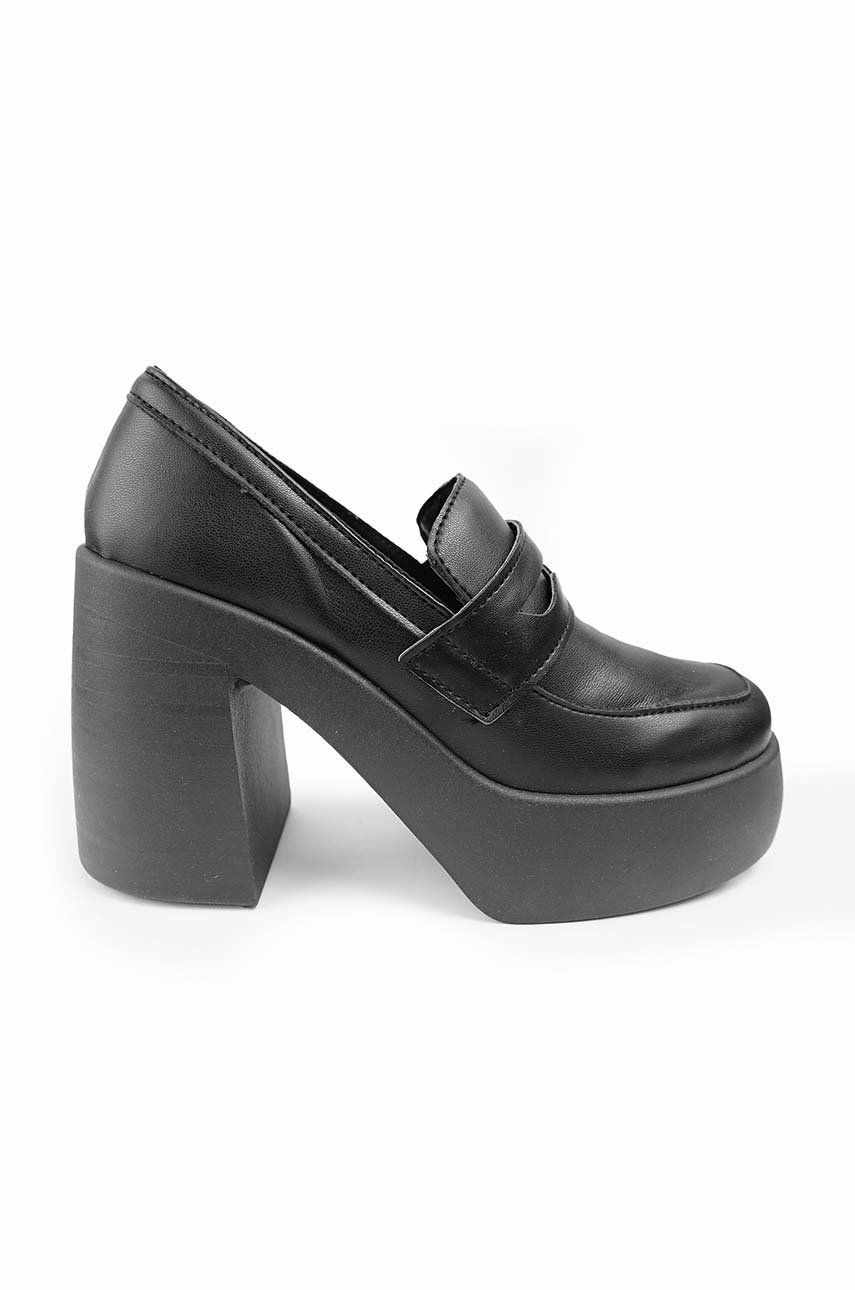 Altercore pumps Grace femei, culoarea negru, cu toc drept