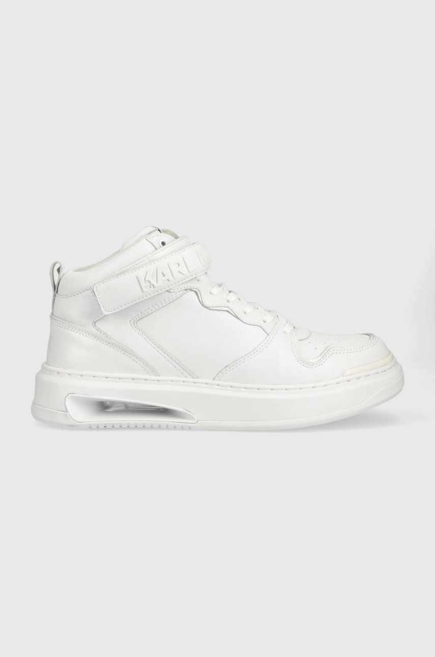 Karl Lagerfeld sneakers din piele Elektro , culoarea alb