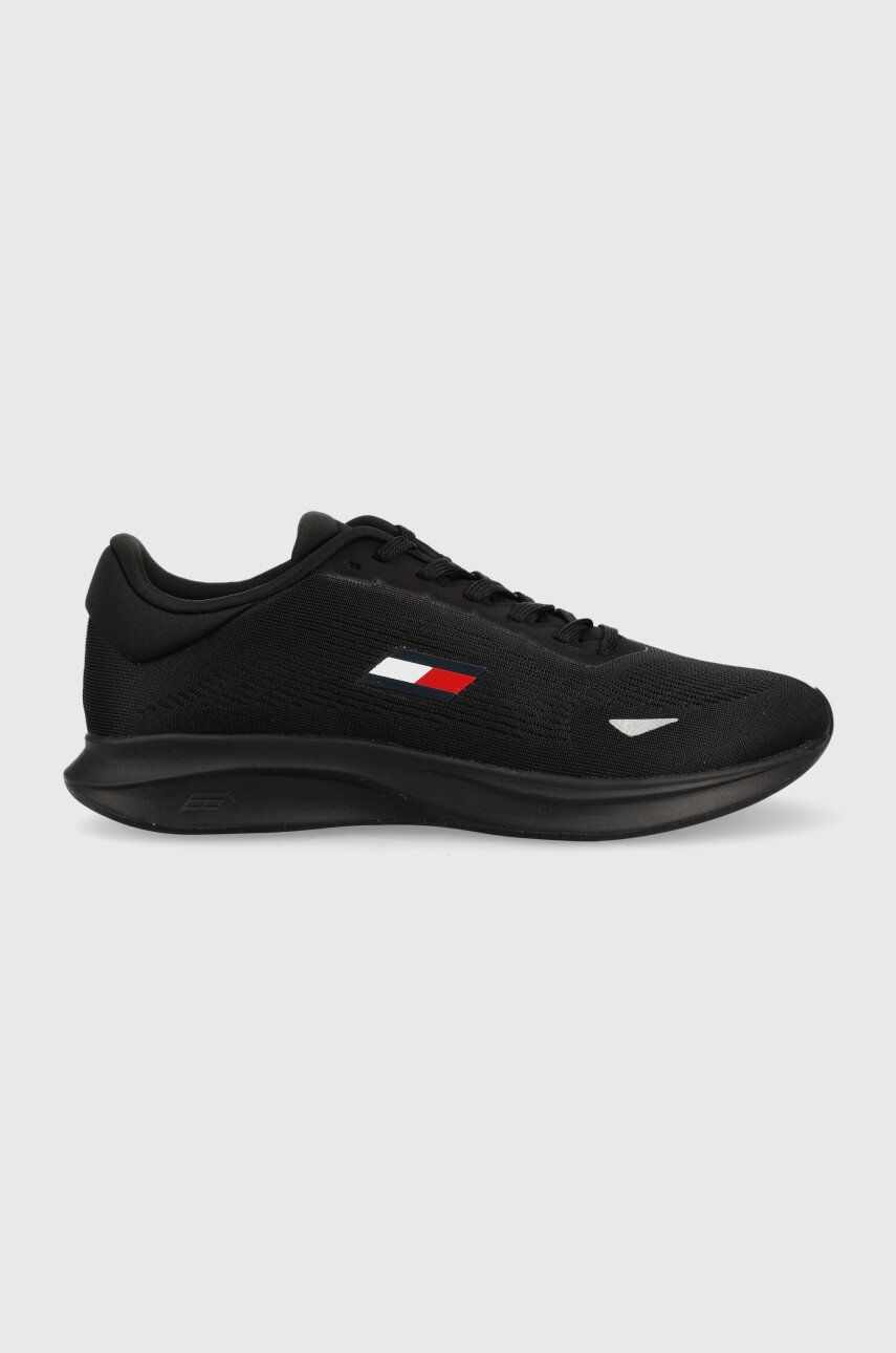 Tommy Sport sneakers culoarea negru