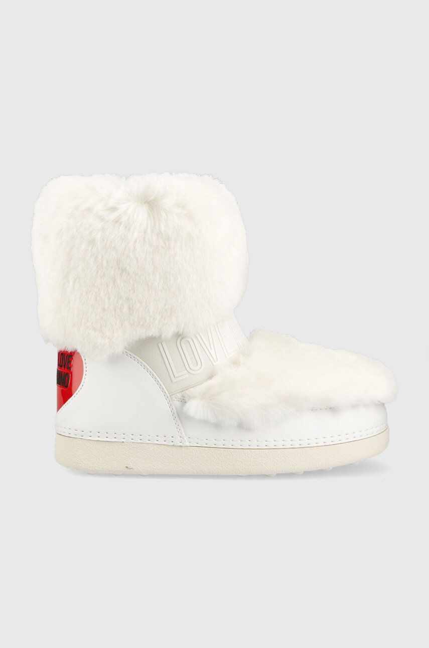 Love Moschino cizme de iarna culoarea bej