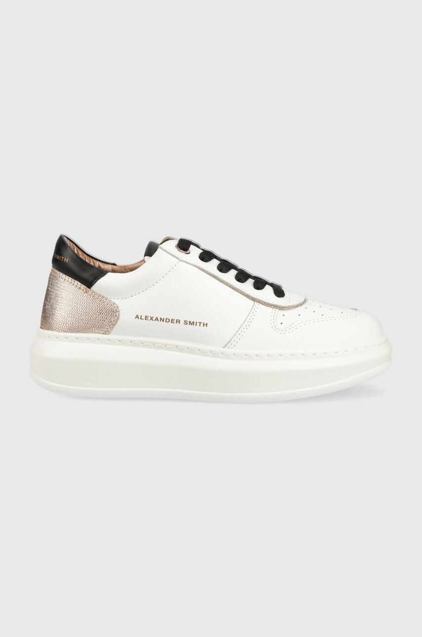 Alexander Smith sneakers din piele Cambridge Cambridge culoarea alb ASAVL1D34WCP