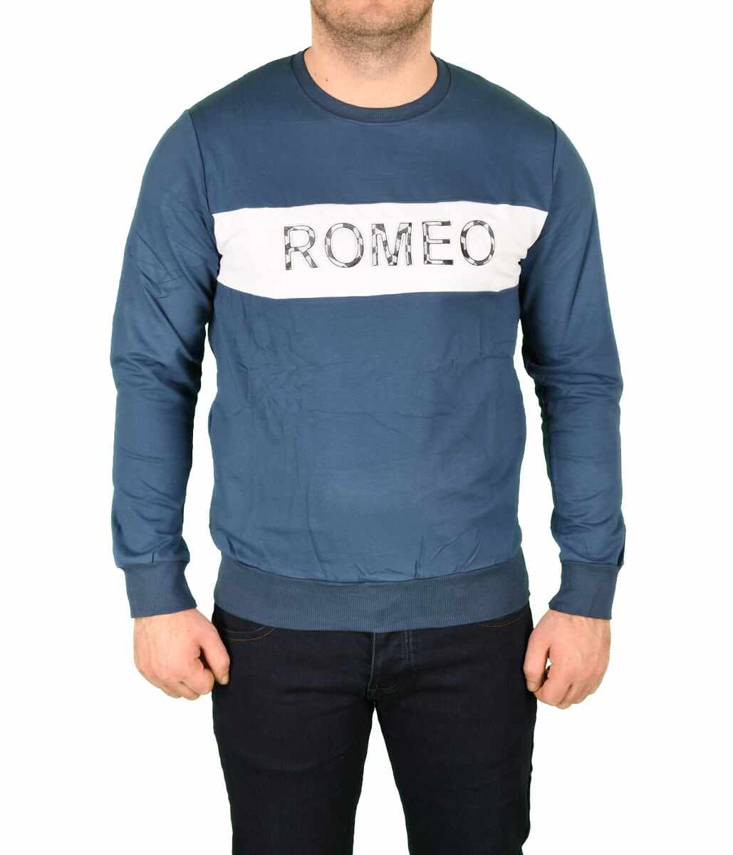 Bluza albastra Romeo pentru barbat - cod 41617