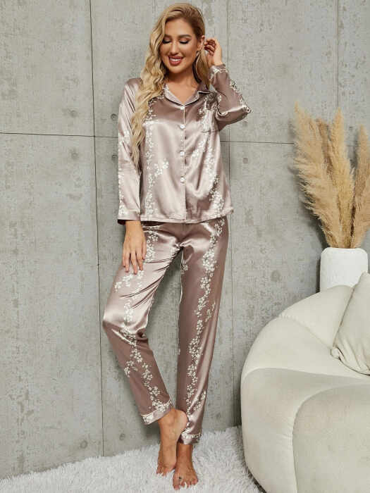 Pijama dama satin Ester ADCP0075 Adictiv