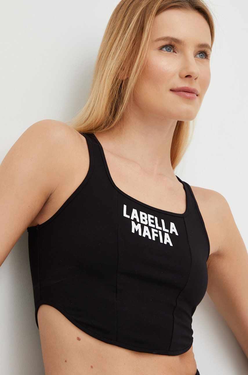 LaBellaMafia top femei, culoarea negru