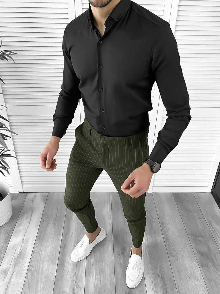 Tinuta barbati smart casual Pantaloni + Camasa 10254