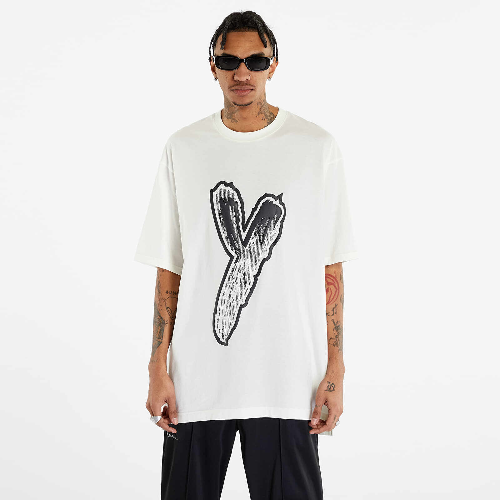 Y-3 Graphic Logo T-Shirt Off White