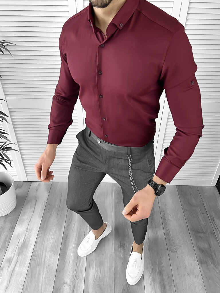 Tinuta barbati smart casual Pantaloni + Camasa 10341
