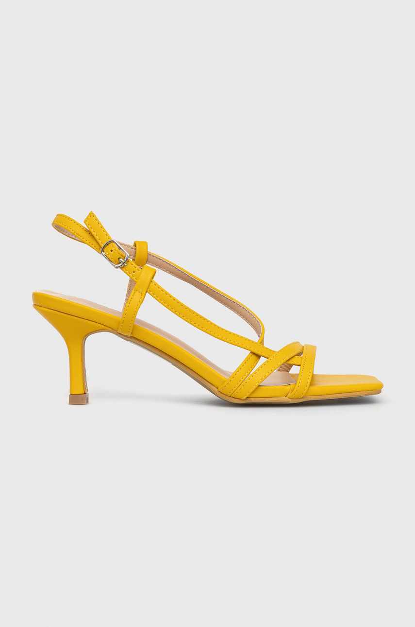 Answear Lab sandale culoarea galben