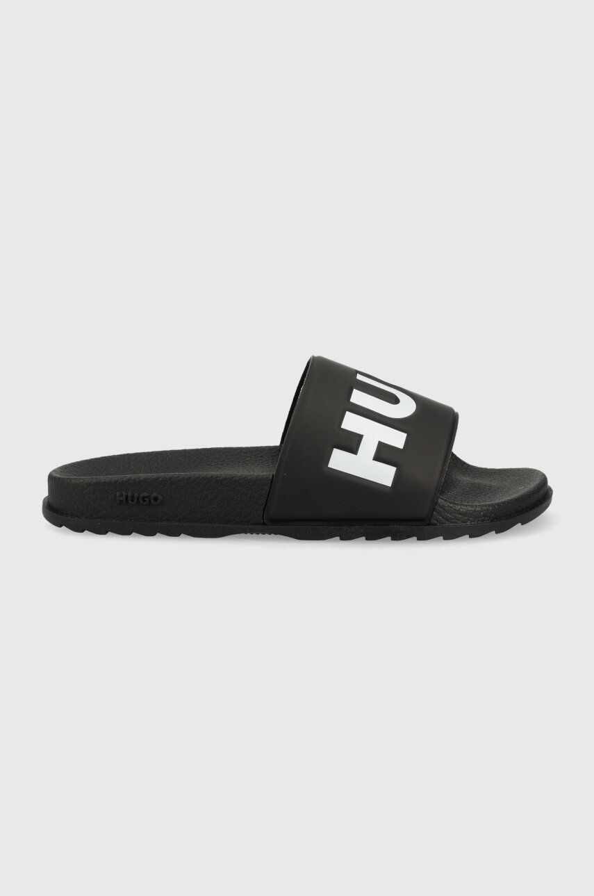 HUGO papuci Match femei, culoarea negru, 50471749