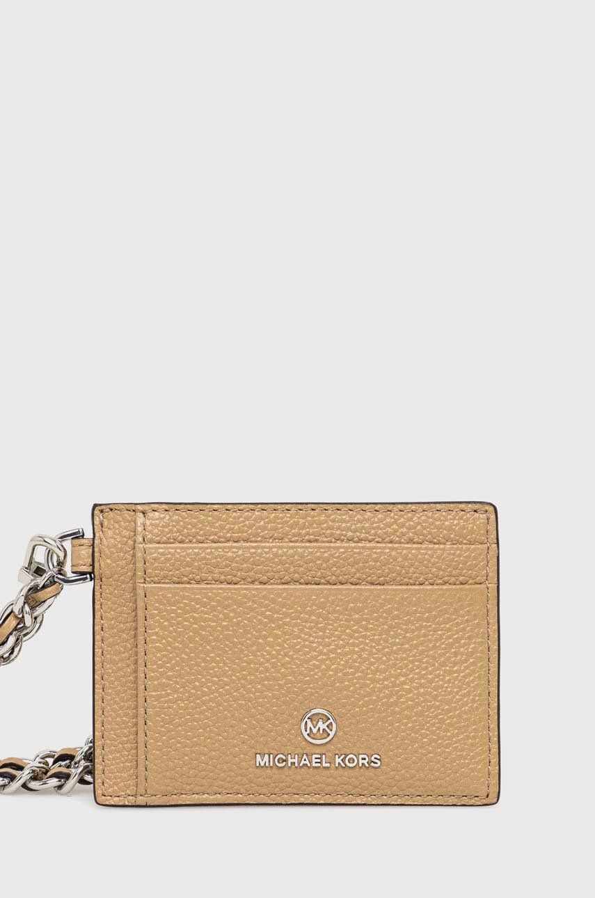 MICHAEL Michael Kors carcasa din piele femei, culoarea maro