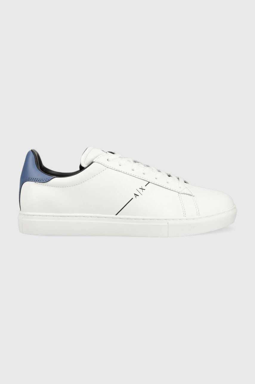 Armani Exchange sneakers din piele XUX001.XV093.K709 culoarea alb, XUX001 XV093 K709