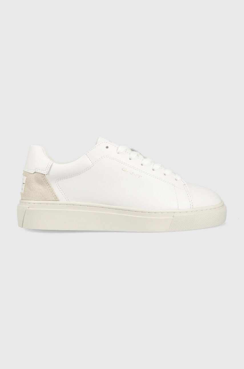 Gant sneakers din piele Julice culoarea alb