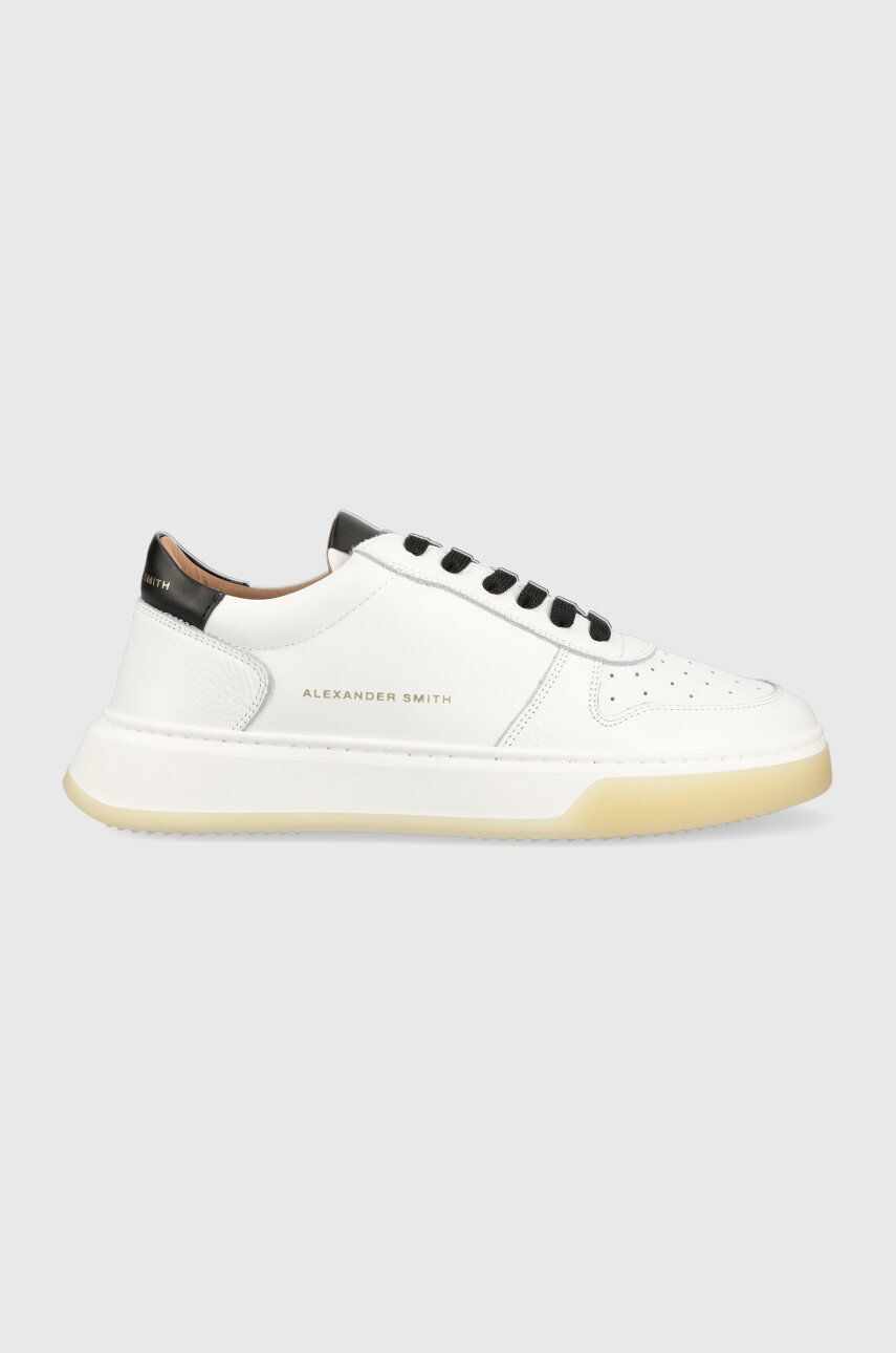 Alexander Smith sneakers din piele Harrow culoarea alb, ASAWT2U91WBK