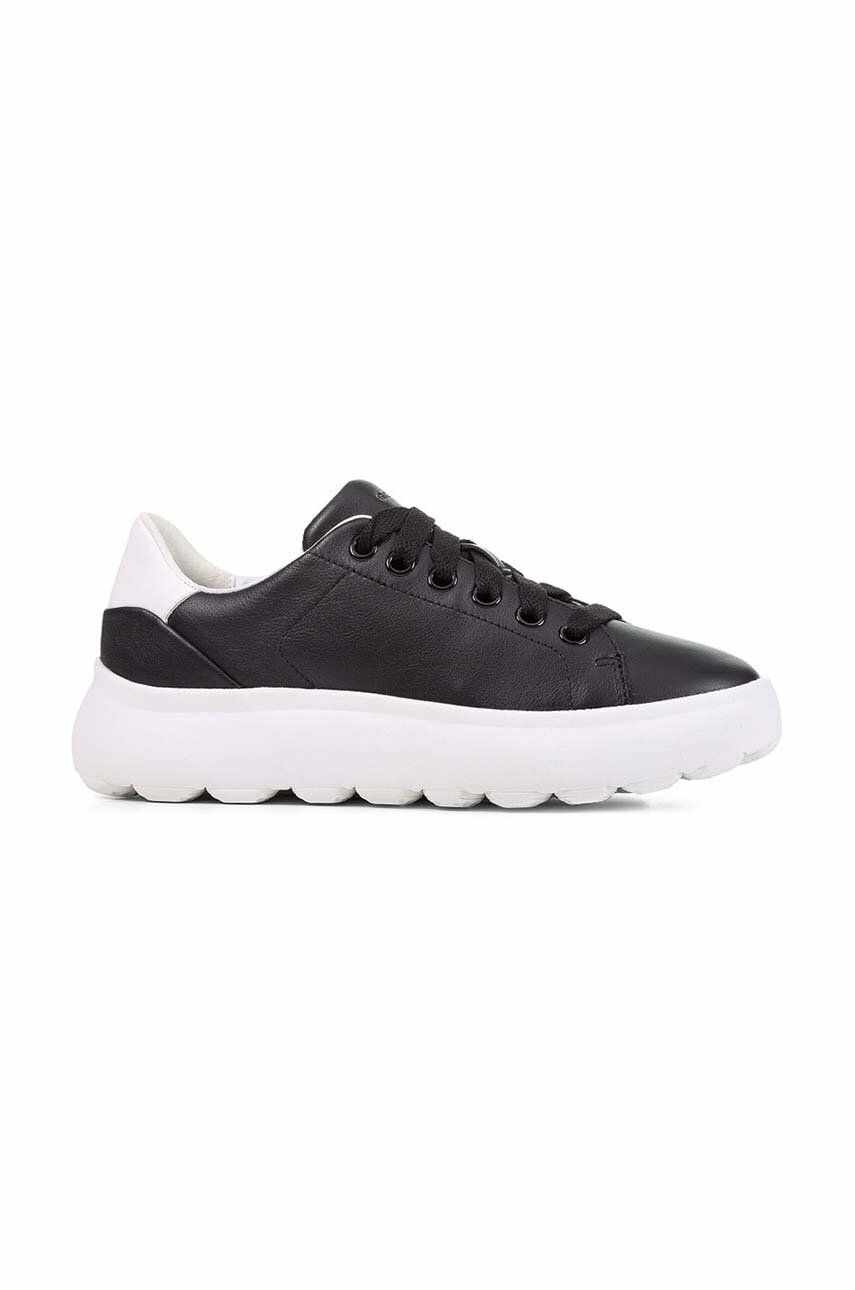 Geox sneakers din piele Spherica Ec 4.1 culoarea negru, D35TCB 00085 C0127