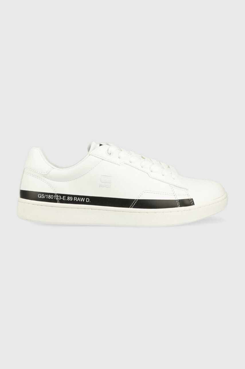 G-Star Raw sneakers din piele Cadet Lea culoarea alb, 2312002523.WHT.BLK