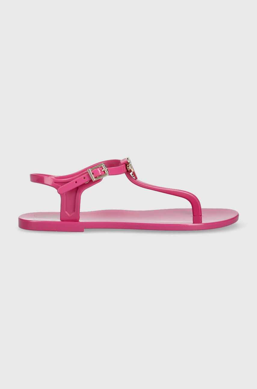 Love Moschino sandale femei, culoarea roz, JA16011G0GI37604