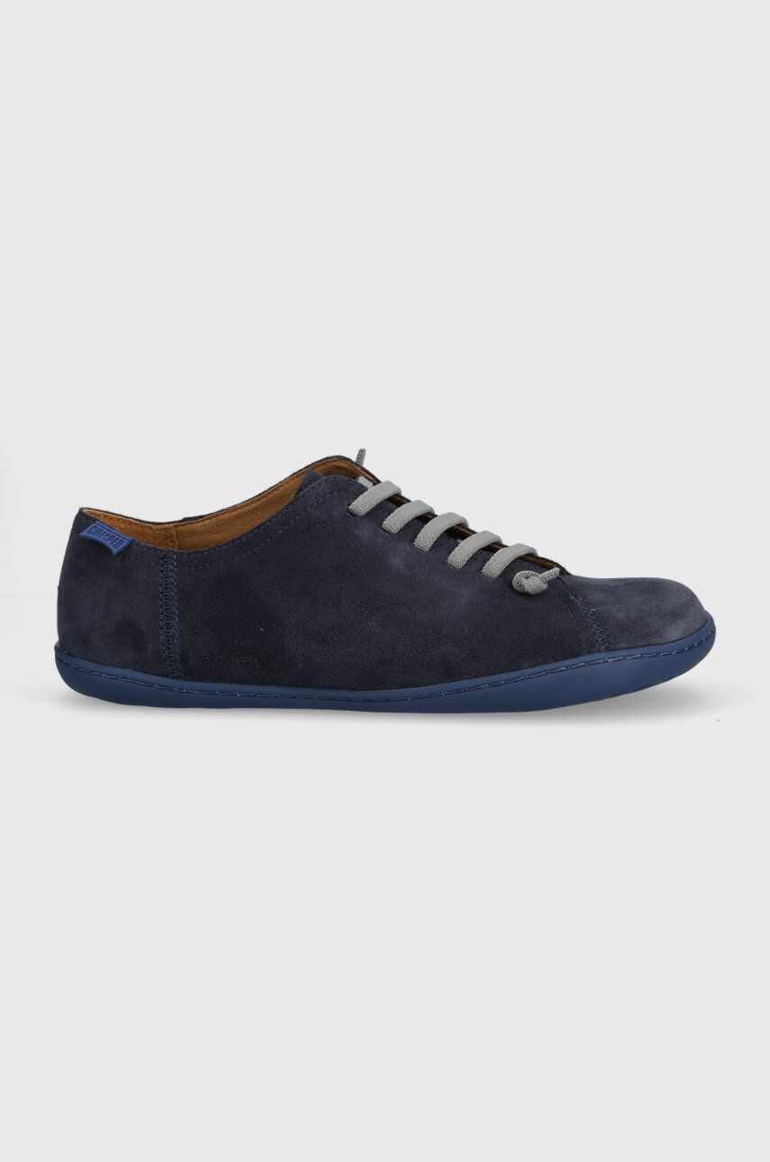 Camper sneakers din piele intoarsă Peu Cami culoarea albastru marin, 17665.260